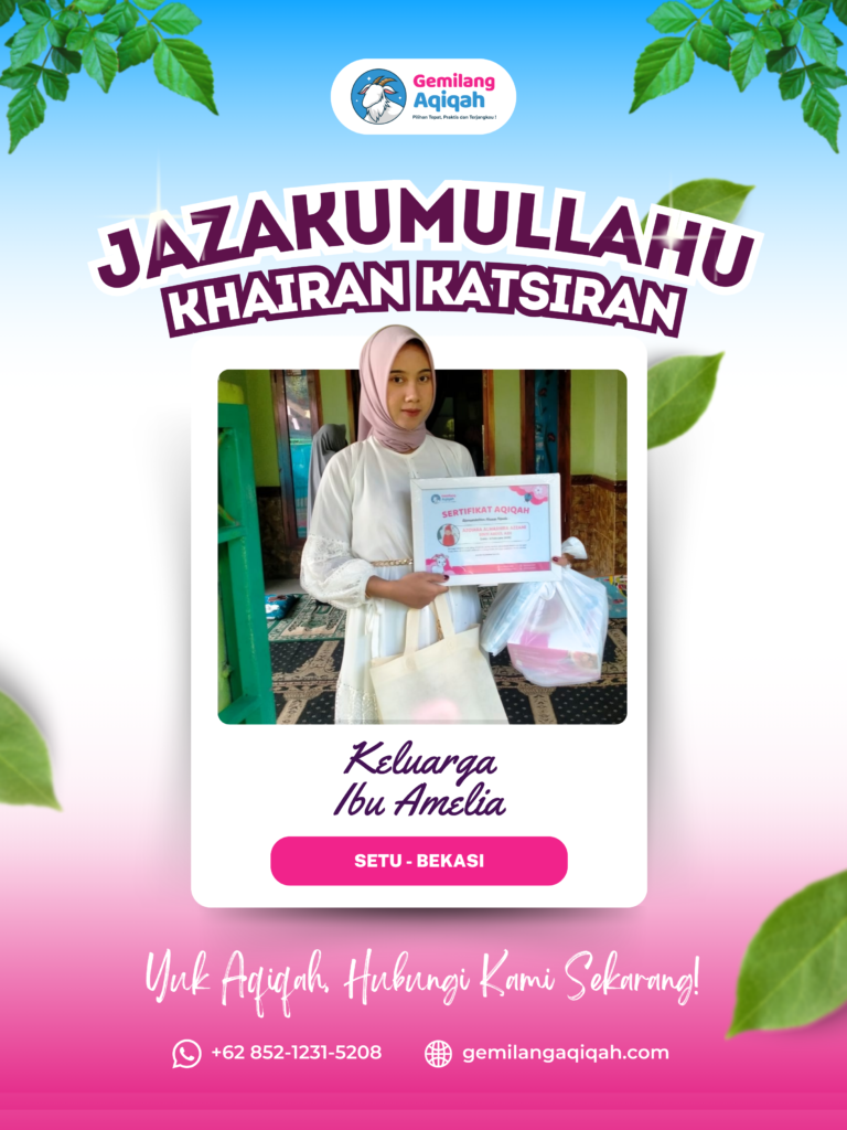 Gemilang Aqiqah 3 Mei Testimoni