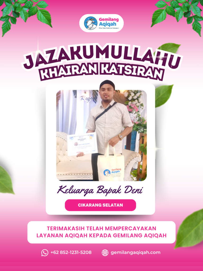 Gemilang Aqiqah 23 Juni Testimoni