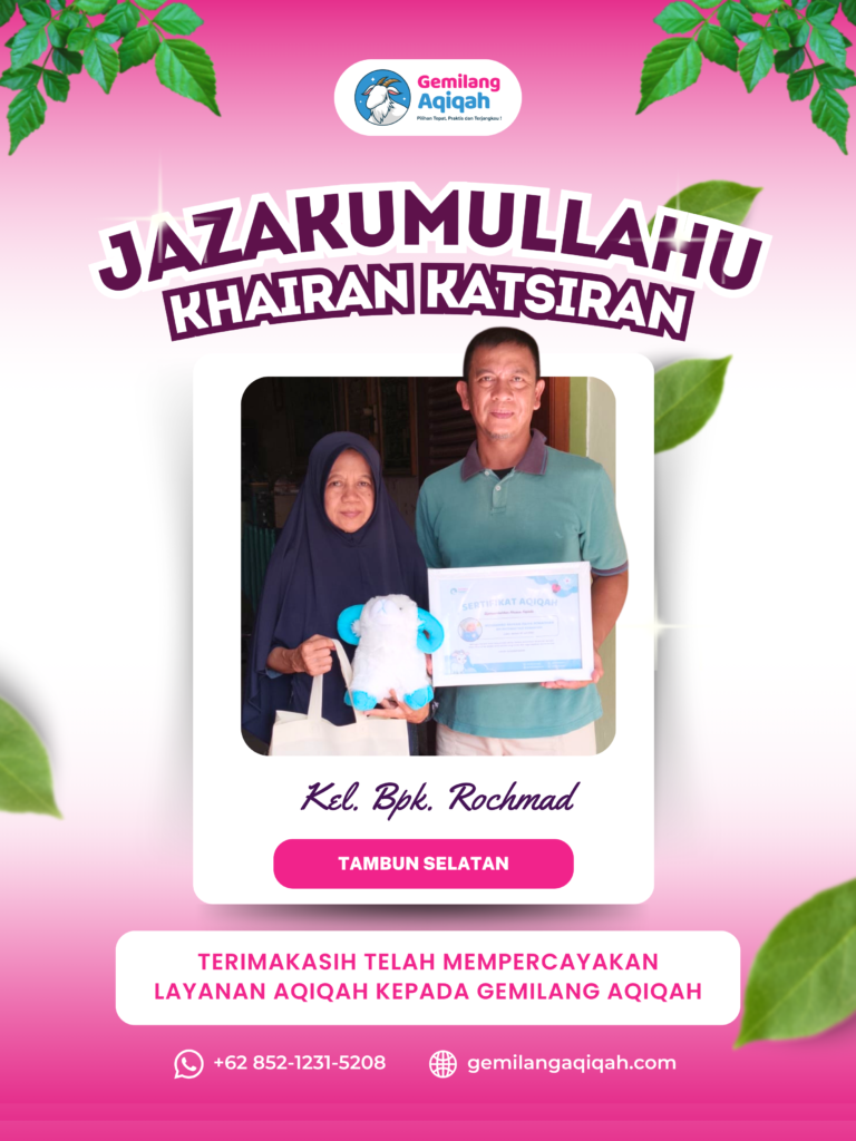 Gemilang Aqiqah 22 Juli Testimoni
