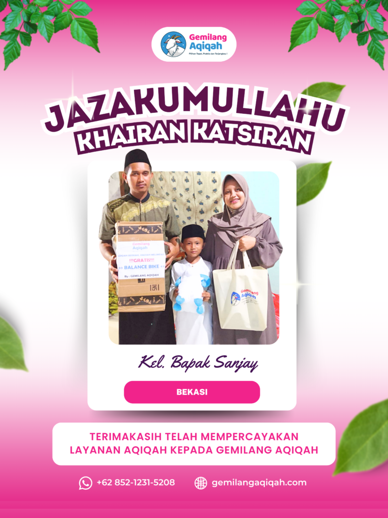 Gemilang Aqiqah 8 Agustus Testimoni